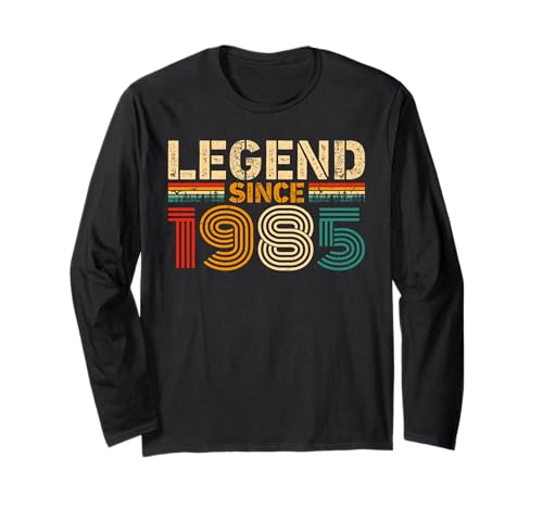 Legend Since 1985 Vintage Birthday Year 1985 Men Women Retro Langarmshirt von Vintage 1985 Birthday Years Retro 1985 Idea Store