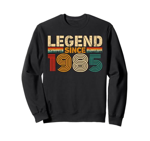 Legend Since 1985 Vintage Birthday Year 1985 Men Women Retro Sweatshirt von Vintage 1985 Birthday Years Retro 1985 Idea Store