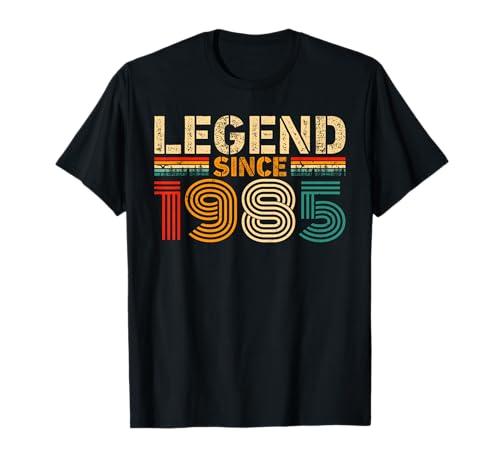 Legend Since 1985 Vintage Birthday Year 1985 Men Women Retro T-Shirt von Vintage 1985 Birthday Years Retro 1985 Idea Store