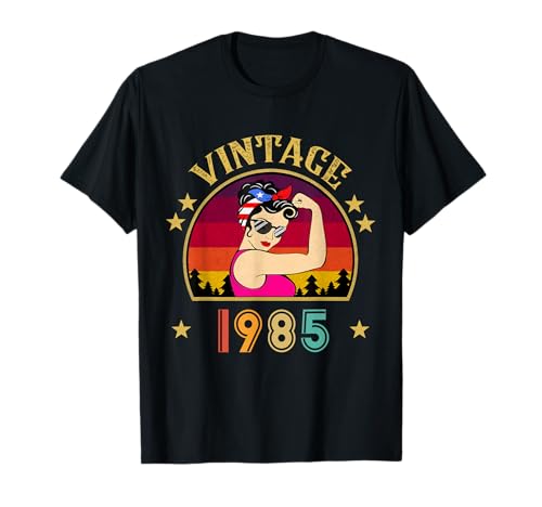 Geschenk zum 38. Geburtstag, 38. Geburtstag, für Frauen, Retro, Vintage 1985 T-Shirt von Vintage 1985 Shirt Classic Retro 38 Birthday Gift