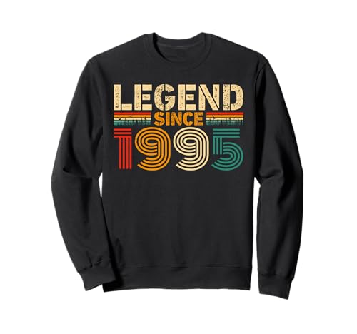 Legend Since 1995 Vintage Birthday Year 1995 Men Women Retro Sweatshirt von Vintage 1995 Birthday Years Retro 1995 Idea Store