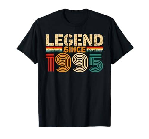 Legend Since 1995 Vintage Birthday Year 1995 Men Women Retro T-Shirt Legend Since 1995 Vintage Birthday Year 1995 Men Women Retro T-Shirt von Vintage 1995 Birthday Years Retro 1995 Idea Store