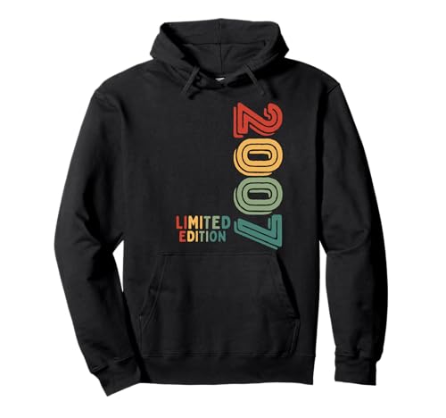 Vintage 2007 Limited Edition 18th Birthday 18 Years Boy Girl Pullover Hoodie von Vintage 2007 18th Birthday Men Women Tees