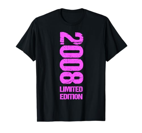 Limited Edition 2008 Geburtstag Frauen Mädchen 2008 T-Shirt Limited Edition 2008 Geburtstag Frauen Mädchen 2008 T-Shirt von Vintage 2008 Limited Edition 2008 Birthday Girl