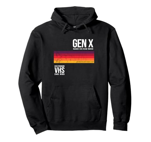Gen X Retro Cassette Video Funny Nostalgic Women Men Pullover Hoodie von Vintage 80s 90s GenerationX Classic Retro Apparel