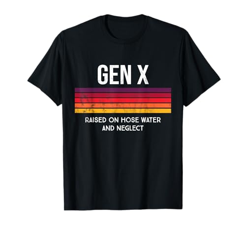 Gen X Retro Cassette Video Funny Nostalgic Women Men T-Shirt von Vintage 80s 90s GenerationX Classic Retro Apparel