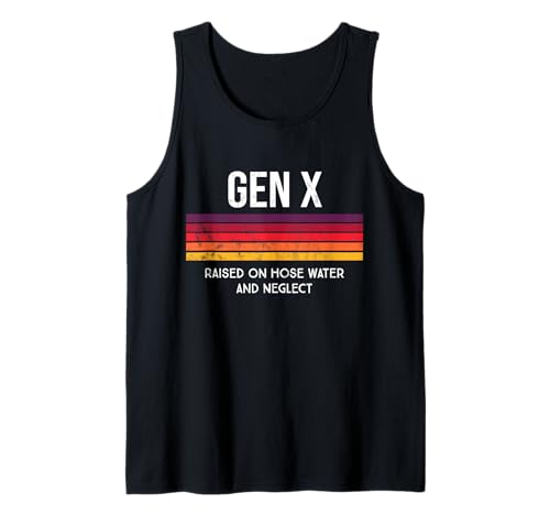 Gen X Retro Cassette Video Funny Nostalgic Women Men Tank Top von Vintage 80s 90s GenerationX Classic Retro Apparel