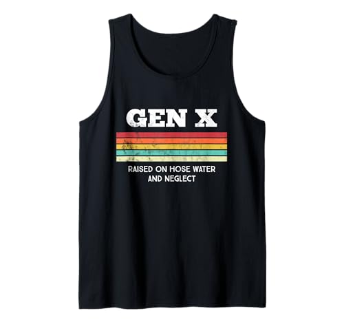 Gen X Retro Nostalgic Women Men Tank Top von Vintage 80s 90s GenerationX Classic Retro Apparel