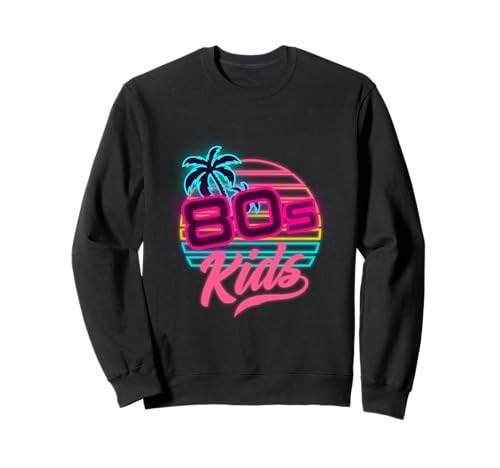 80er Jahre Kinder Palm Sunset Retro Aesthetic Sweatshirt von Vintage 80s Throwback Tropical Style