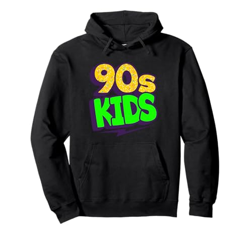 90er Jahre Kinder Retro Stil kühne Grafik Look Pullover Hoodie von Vintage 90s Throwback Pop Culture Vibes
