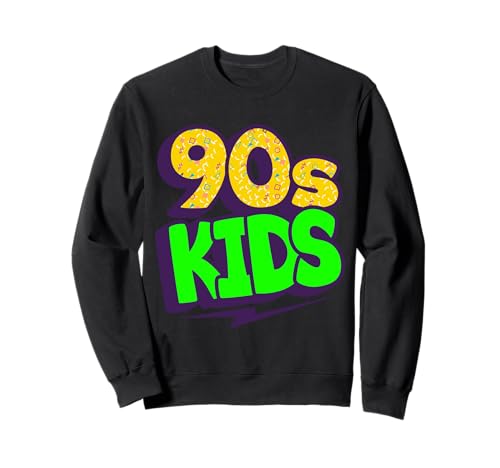 90er Jahre Kinder Retro Stil kühne Grafik Look Sweatshirt von Vintage 90s Throwback Pop Culture Vibes