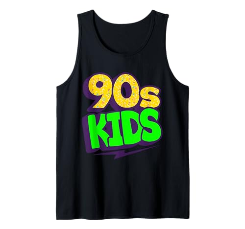 90er Jahre Kinder Retro Stil kühne Grafik Look Tank Top von Vintage 90s Throwback Pop Culture Vibes