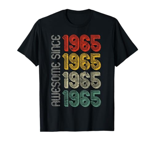 AWESOME SINCE 1965 Geburtstag Shirt Jahrgang 1965 Männer T-Shirt AWESOME SINCE 1965 Geburtstag Shirt Jahrgang 1965 Männer T-Shirt von Vintage AWESOME SINCE 1965 Geburtstag Männer