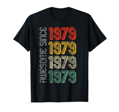 AWESOME SINCE 1979 Geburtstag Shirt Jahrgang 1979 Männer T-Shirt AWESOME SINCE 1979 Geburtstag Shirt Jahrgang 1979 Männer T-Shirt von Vintage AWESOME SINCE 1979 Geburtstag Männer