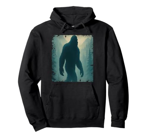 Bigfoot In The Forest Adventure Outdoor-Liebhaber Herren Damen Pullover Hoodie Bigfoot In The Forest Adventure Outdoor-Liebhaber Herren Damen Pullover Hoodie von Vintage Adventure Camping Mountain Hiking
