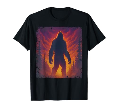 Bigfoot In The Forest Adventure Outdoor-Liebhaber Herren Damen T-Shirt Bigfoot In The Forest Adventure Outdoor-Liebhaber Herren Damen T-Shirt von Vintage Adventure Camping Mountain Hiking