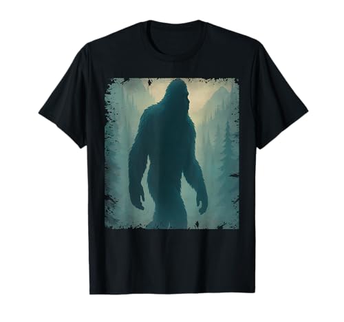 Bigfoot In The Forest Adventure Outdoor-Liebhaber Herren Damen T-Shirt Bigfoot In The Forest Adventure Outdoor-Liebhaber Herren Damen T-Shirt von Vintage Adventure Camping Mountain Hiking