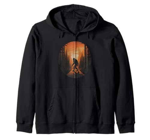 Bigfoot im Wald Abenteuer Outdoor Liebhaber Männer Frauen Kapuzenjacke Bigfoot im Wald Abenteuer Outdoor Liebhaber Männer Frauen Kapuzenjacke von Vintage Adventure Camping Mountain Hiking