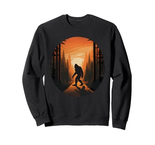 Bigfoot im Wald Abenteuer Outdoor Liebhaber Männer Frauen Sweatshirt Bigfoot im Wald Abenteuer Outdoor Liebhaber Männer Frauen Sweatshirt von Vintage Adventure Camping Mountain Hiking