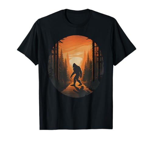 Bigfoot im Wald Abenteuer Outdoor Liebhaber Männer Frauen T-Shirt Bigfoot im Wald Abenteuer Outdoor Liebhaber Männer Frauen T-Shirt von Vintage Adventure Camping Mountain Hiking