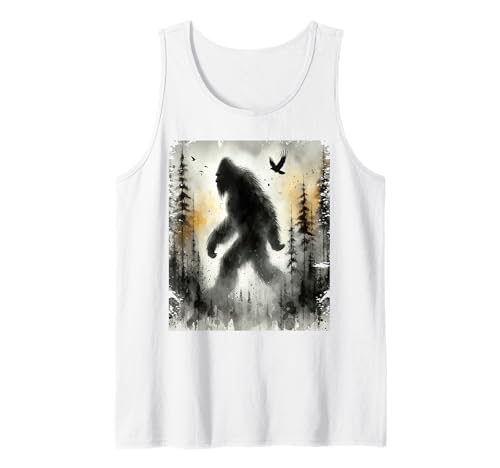 Bigfoot im Wald Abenteuer Outdoor Liebhaber Männer Frauen Tank Top Bigfoot im Wald Abenteuer Outdoor Liebhaber Männer Frauen Tank Top von Vintage Adventure Camping Mountain Hiking