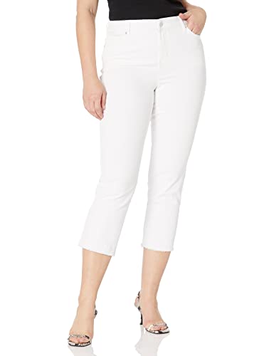 Vintage America Blues Damen Chelsea Caprihose mit mittlerer Taille Jeans, Bright White, 38 von Vintage America Blues