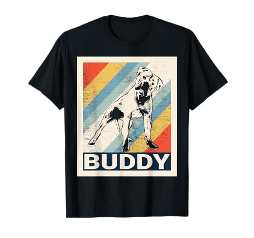 Retro Amerikanische Bulldogge T-Shirt Damen & Herren T-Shirt von Vintage American Bulldog Retro T-Shirts