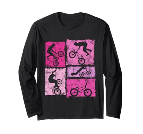 BMX Bike Design für Männer Frauen und Kinder Retro Fahrrad Langarmshirt von Vintage BMX Bike Lover Designs for Men Women Kids