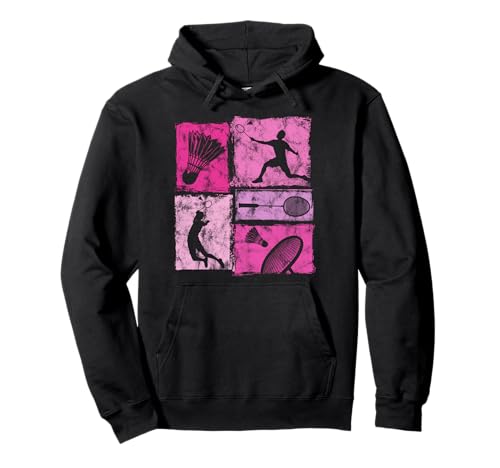 Retro Badminton Sport Distressed Grafik für Frauen und Mädchen Pullover Hoodie Retro Badminton Sport Distressed Grafik für Frauen und Mädchen Pullover Hoodie von Vintage Badminton Designs For Women And Girls
