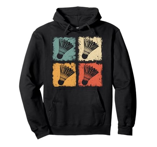 Retro-Badminton-Federball im Used-Look für Männer, Frauen, Kinder Pullover Hoodie Retro-Badminton-Federball im Used-Look für Männer, Frauen, Kinder Pullover Hoodie von Vintage Badminton Designs for Men Women Kids