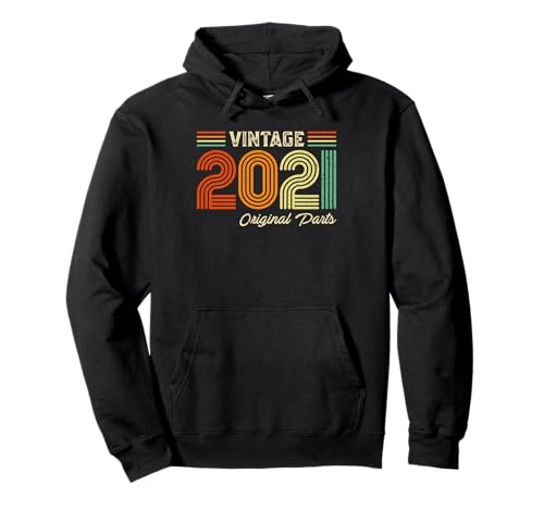 Vintage 2021 Original Parts Birthday 2021 Men Women Vintage Pullover Hoodie von Vintage Birthday Born Idea Classic Year Old Store