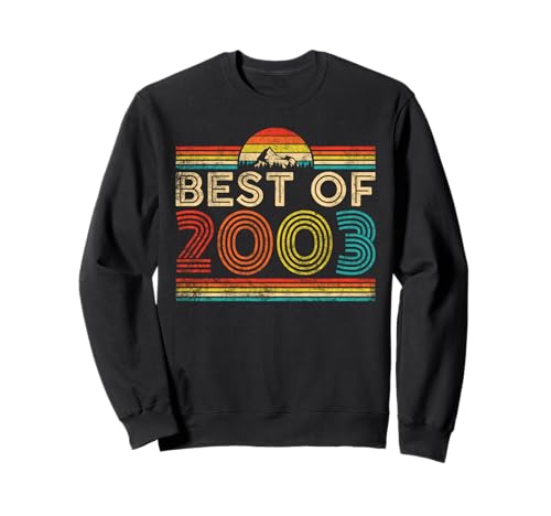 Best Of 2003 Vintage Year 2003 Classic Birthday Men Women Sweatshirt Best Of 2003 Vintage Year 2003 Classic Birthday Men Women Sweatshirt von Vintage Birthday Classic Idea Retro Year Store