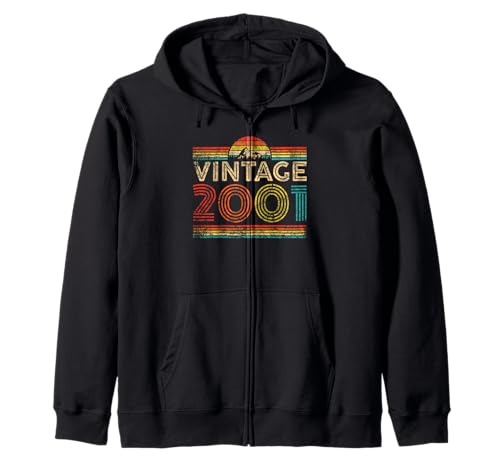 Vintage 2001 Classic Year 2001 Birthday Men Women Vintage Kapuzenjacke Vintage 2001 Classic Year 2001 Birthday Men Women Vintage Kapuzenjacke von Vintage Birthday Classic Idea Retro Year Store