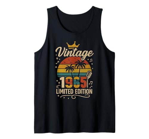 Vintage 1965 Limited Edition Men Women Birthday 1965 Vintage Tank Top Vintage 1965 Limited Edition Men Women Birthday 1965 Vintage Tank Top von Vintage Birthday Classic Year Old Retro Idea Store