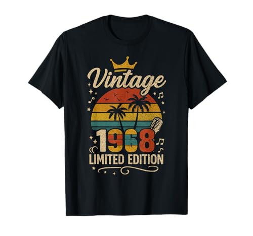 Vintage 1968 Limited Edition Men Women Birthday 1968 Vintage T-Shirt Vintage 1968 Limited Edition Men Women Birthday 1968 Vintage T-Shirt von Vintage Birthday Classic Year Old Retro Idea Store