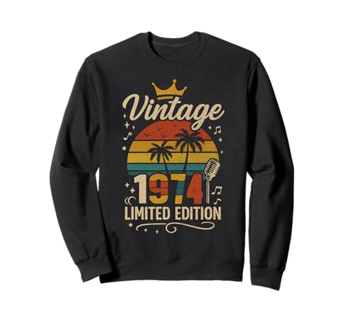 Vintage 1974 Limited Edition Men Women Birthday 1974 Vintage Sweatshirt Vintage 1974 Limited Edition Men Women Birthday 1974 Vintage Sweatshirt von Vintage Birthday Classic Year Old Retro Idea Store