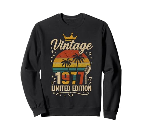 Vintage 1977 Limited Edition Men Women Birthday 1977 Vintage Sweatshirt Vintage 1977 Limited Edition Men Women Birthday 1977 Vintage Sweatshirt von Vintage Birthday Classic Year Old Retro Idea Store