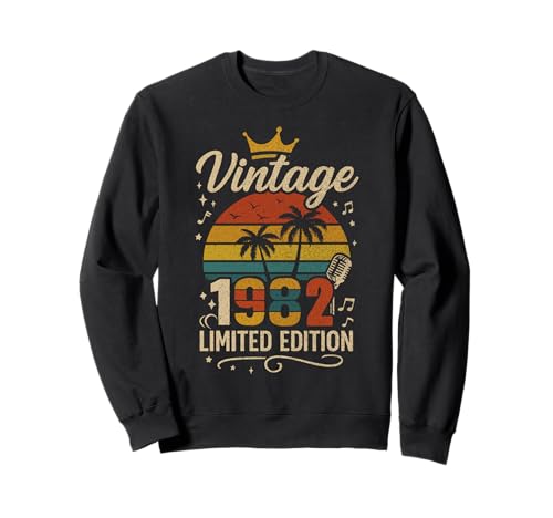Vintage 1982 Limited Edition Men Women Birthday 1982 Vintage Sweatshirt Vintage 1982 Limited Edition Men Women Birthday 1982 Vintage Sweatshirt von Vintage Birthday Classic Year Old Retro Idea Store