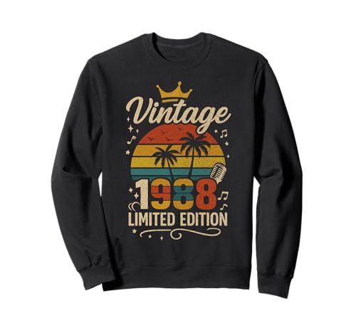 Vintage 1988 Limited Edition Men Women Birthday 1988 Vintage Sweatshirt Vintage 1988 Limited Edition Men Women Birthday 1988 Vintage Sweatshirt von Vintage Birthday Classic Year Old Retro Idea Store