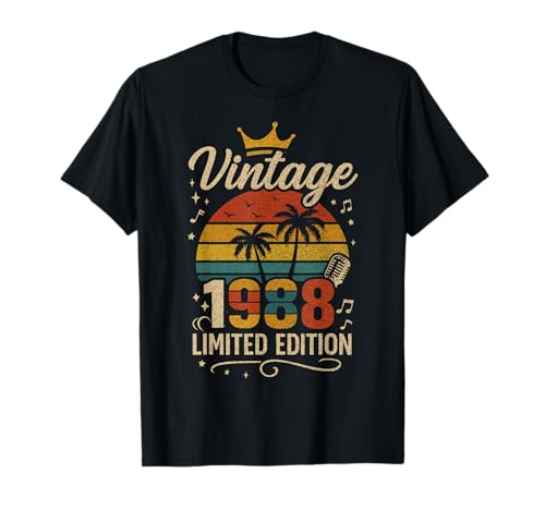 Vintage 1988 Limited Edition Men Women Birthday 1988 Vintage T-Shirt Vintage 1988 Limited Edition Men Women Birthday 1988 Vintage T-Shirt von Vintage Birthday Classic Year Old Retro Idea Store