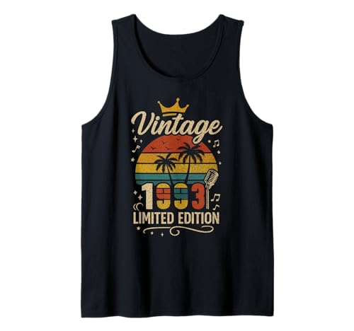 Vintage 1993 Limited Edition Men Women Birthday 1993 Vintage Tank Top Vintage 1993 Limited Edition Men Women Birthday 1993 Vintage Tank Top von Vintage Birthday Classic Year Old Retro Idea Store