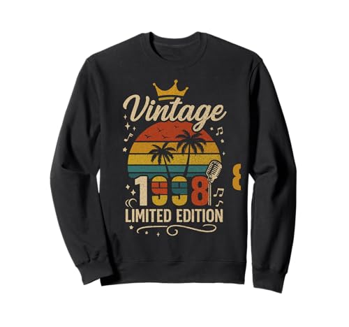 Vintage 1998 Limited Edition Men Women Birthday 1998 Vintage Sweatshirt Vintage 1998 Limited Edition Men Women Birthday 1998 Vintage Sweatshirt von Vintage Birthday Classic Year Old Retro Idea Store