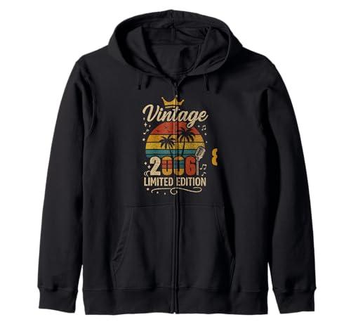 Vintage 2006 Limited Edition Men Women Birthday 2006 Vintage Kapuzenjacke von Vintage Birthday Classic Year Old Retro Idea Store