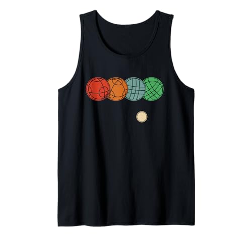 Retro Boccia Ball Line Distressed für Männer Frauen Kinder Petanque Tank Top Retro Boccia Ball Line Distressed für Männer Frauen Kinder Petanque Tank Top von Vintage Bocce Petanque Designs for Men Women Kids