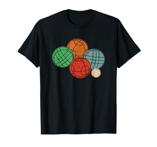 Retro Boccia-Set Distressed für Männer Frauen Kinder Petanque T-Shirt Retro Boccia-Set Distressed für Männer Frauen Kinder Petanque T-Shirt von Vintage Bocce Petanque Designs for Men Women Kids