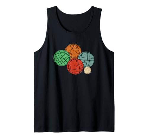 Retro Boccia-Set Distressed für Männer Frauen Kinder Petanque Tank Top Retro Boccia-Set Distressed für Männer Frauen Kinder Petanque Tank Top von Vintage Bocce Petanque Designs for Men Women Kids