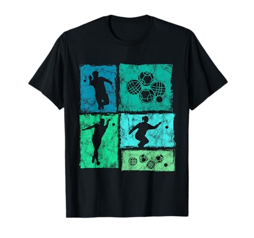 Retro Boccia und Petanque Lover Grafik für Männer Frauen Kinder T-Shirt von Vintage Bocce Petanque Designs for Men Women Kids