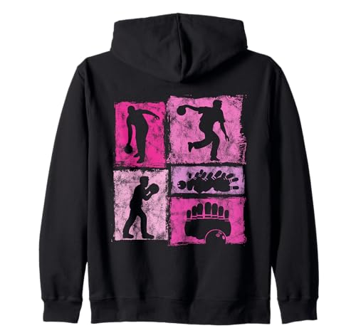 Retro Bowling Lover Grafik für Damen und Mädchen Bowlers Kapuzenjacke Retro Bowling Lover Grafik für Damen und Mädchen Bowlers Kapuzenjacke von Vintage Bowling Lover Designs for Women Girls