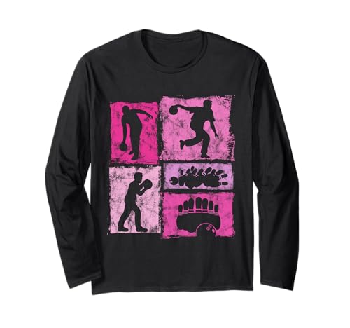 Retro Bowling Lover Grafik für Damen und Mädchen Bowlers Langarmshirt Retro Bowling Lover Grafik für Damen und Mädchen Bowlers Langarmshirt von Vintage Bowling Lover Designs for Women Girls
