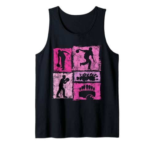 Retro Bowling Lover Grafik für Damen und Mädchen Bowlers Tank Top Retro Bowling Lover Grafik für Damen und Mädchen Bowlers Tank Top von Vintage Bowling Lover Designs for Women Girls